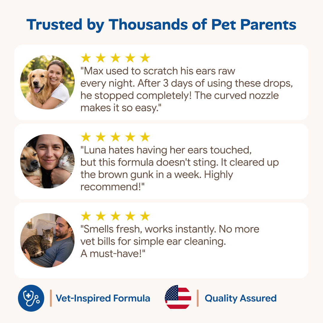 Anti-Itch & Mite Ear Drops for Dogs & Cats