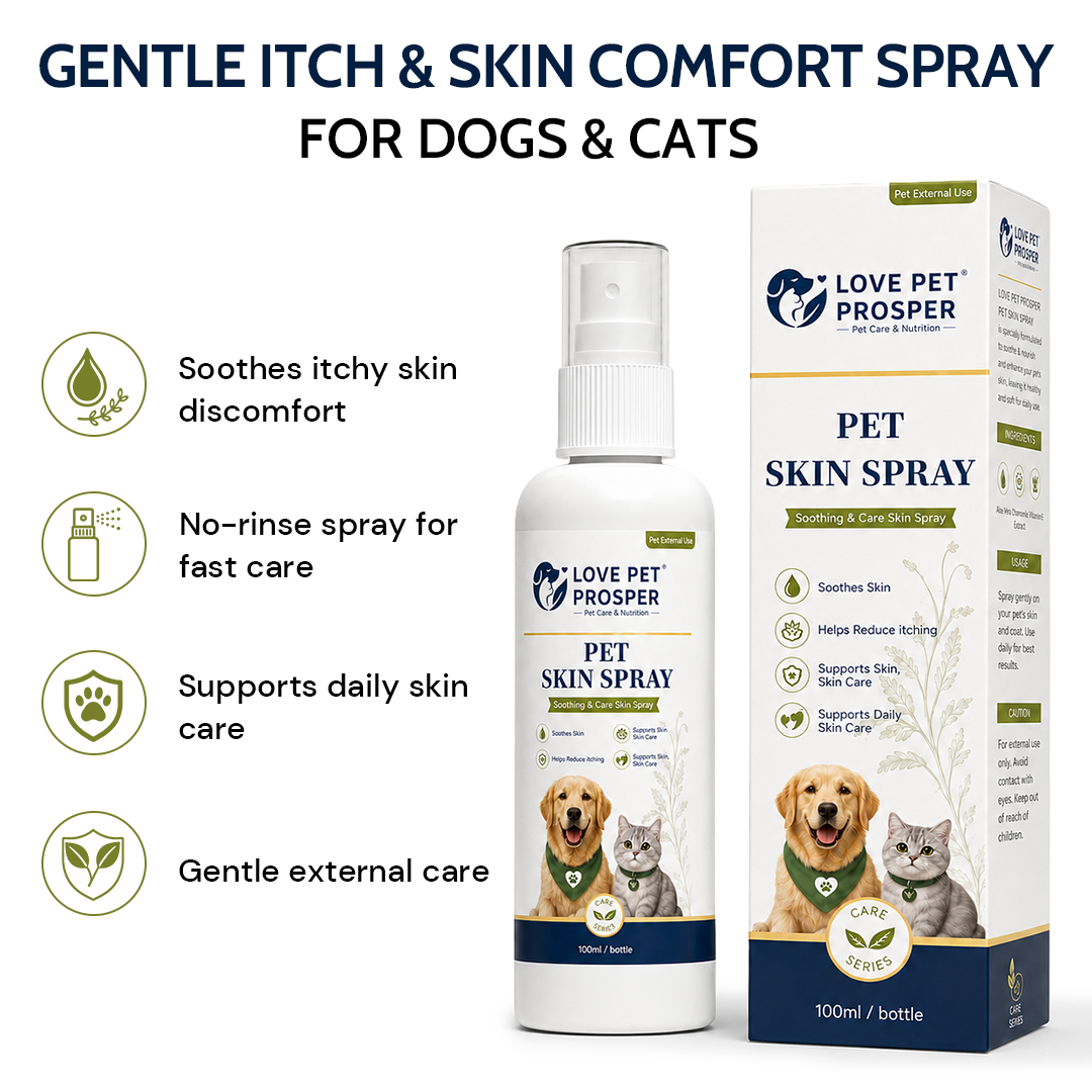 Gentle Itch & Skin Comfort Spray for Dogs & Cats