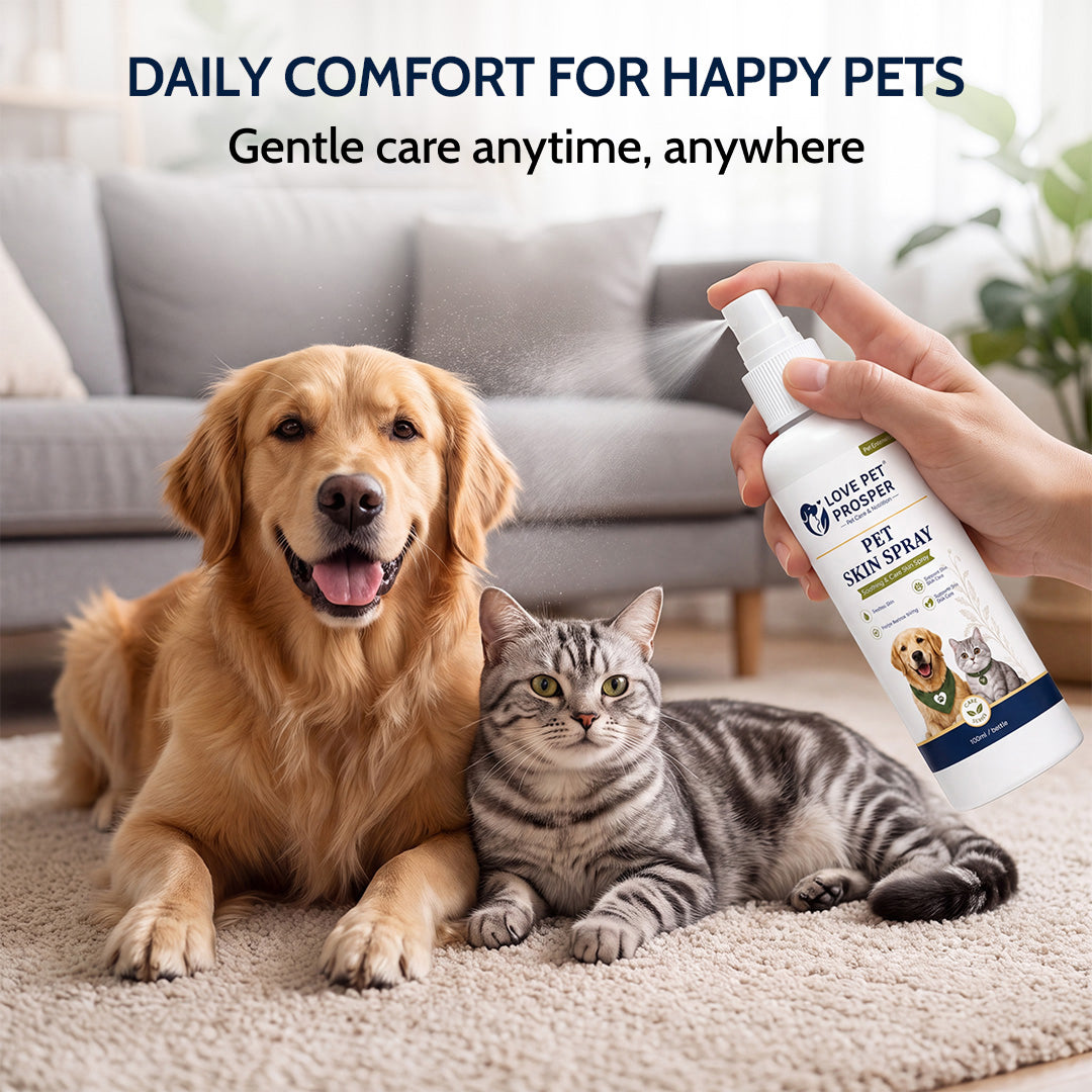 Gentle Itch & Skin Comfort Spray for Dogs & Cats