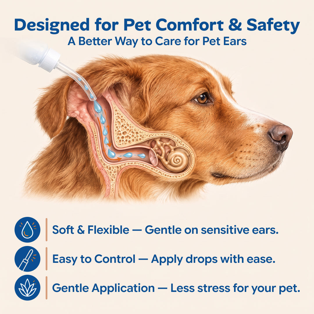 Anti-Itch & Mite Ear Drops for Dogs & Cats
