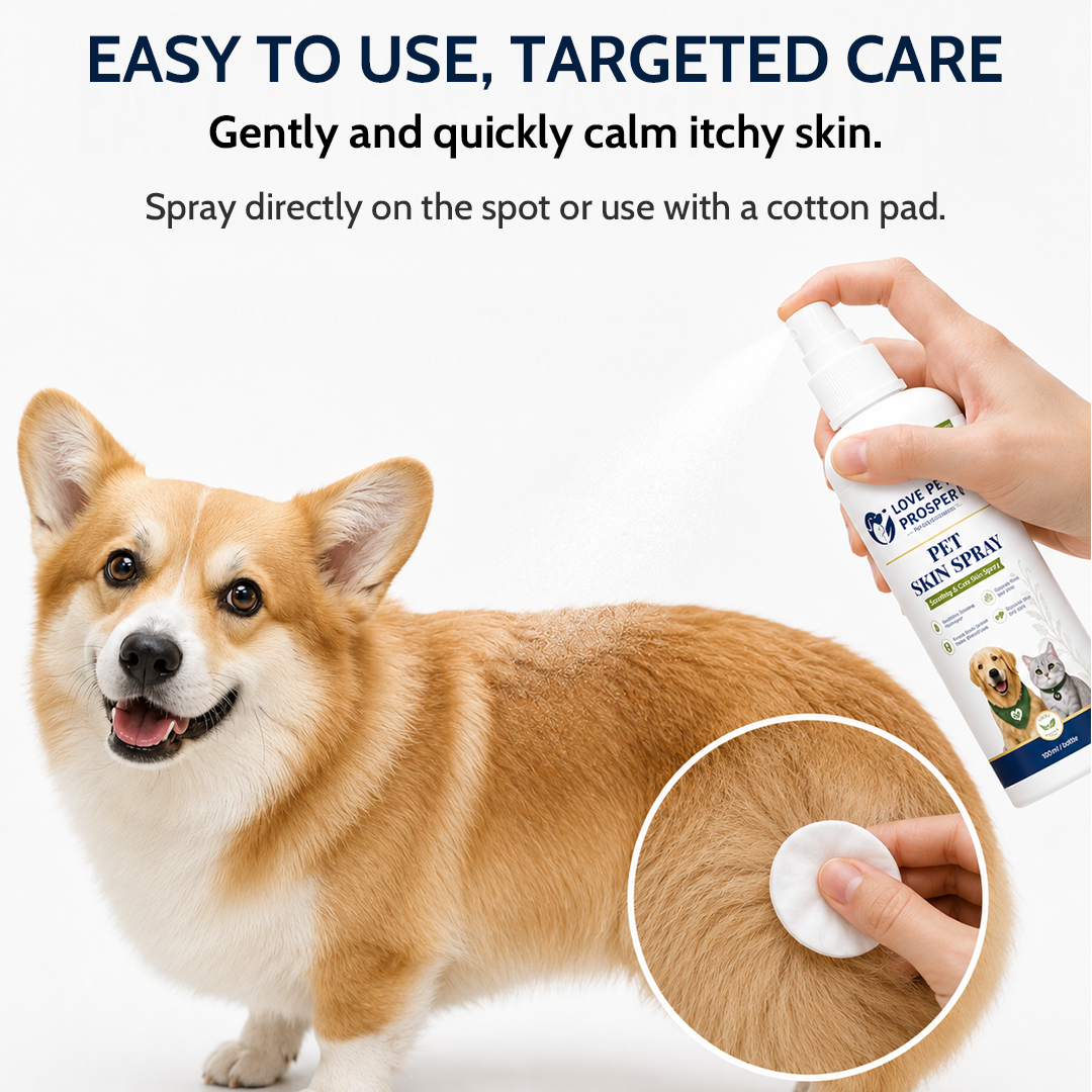 Gentle Itch & Skin Comfort Spray for Dogs & Cats