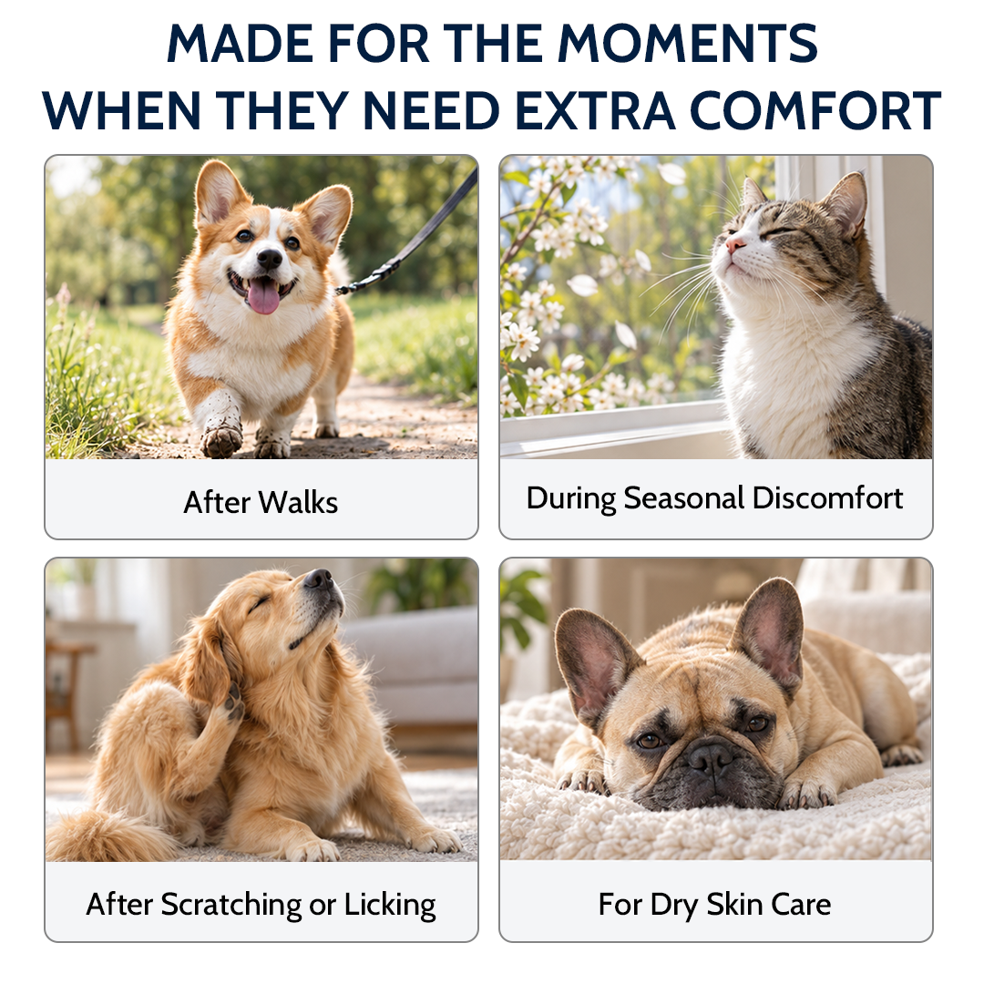 Gentle Itch & Skin Comfort Spray for Dogs & Cats