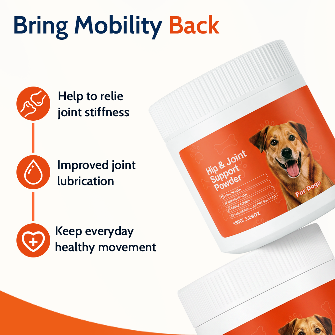 Daily Hip & Joint Powder Support to Keep Your Dog Active