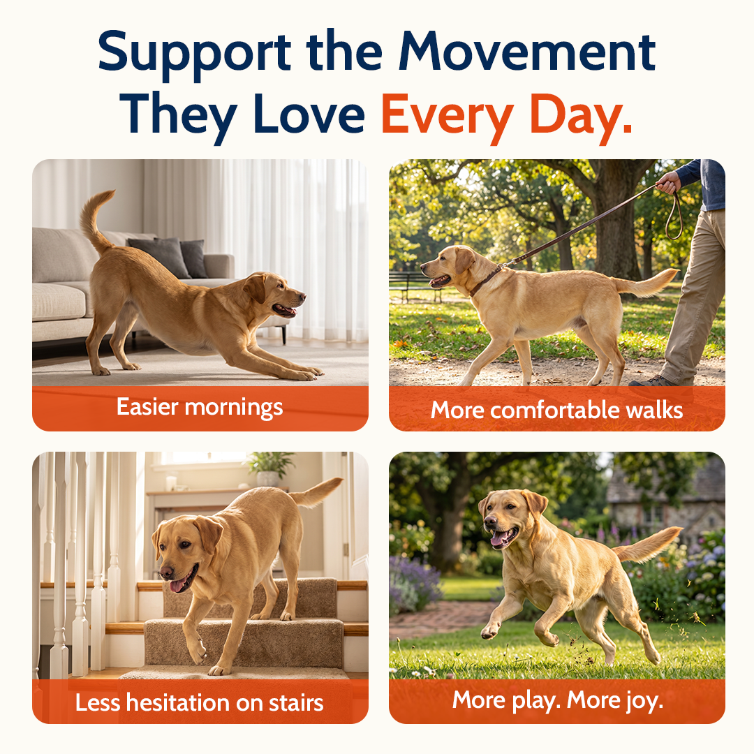 Daily Hip & Joint Powder Support to Keep Your Dog Active