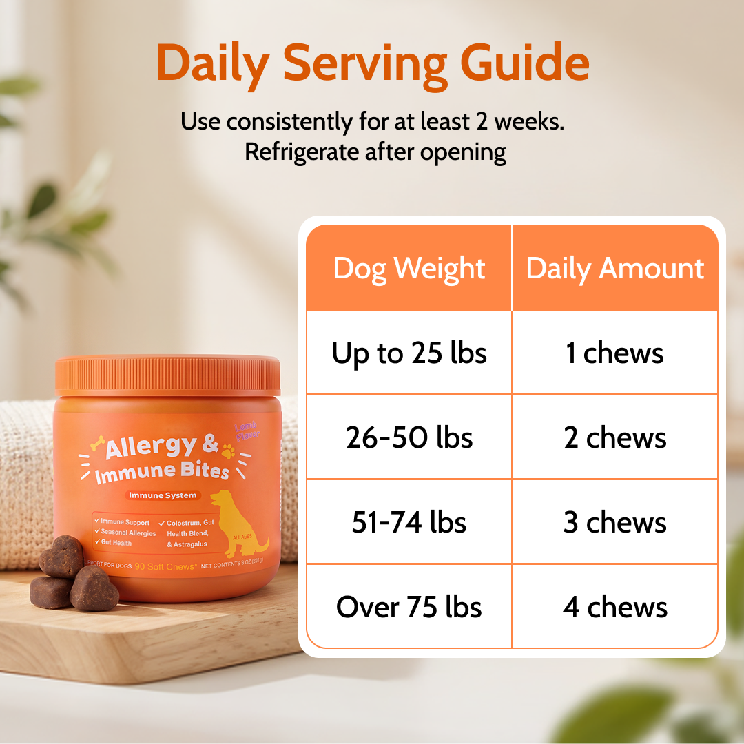 Allergy & Gut Balance Chews for Dogs